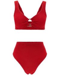 Hunza G - Nadine Ring Bikini Set Beachwear - Lyst