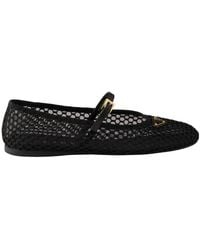 Prada - Mesh Fabric Ballerinas - Lyst