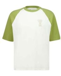 Ami Paris - Ami Logo Detailed Crewneck T-Shirt - Lyst