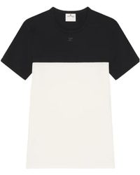 Courreges - Bicolour Logo-Patch T-Shirt - Lyst