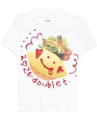 Doublet - Ketchup Message Omurice Print T-Shirt - Lyst
