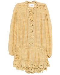 Isabel Marant - Isabel Marant Étoile Preya Embroidered Mini Dress - Lyst