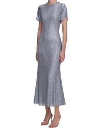 white and pink embroidered dress The Pink Ribbon Dress Extra small / Polyester