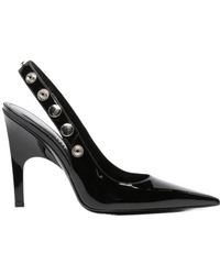 The Attico - 105Mm Stud-Embellished Patent Leather Pumps - Lyst