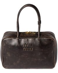 Miu Miu - Beau Nappa Leather Bag - Lyst