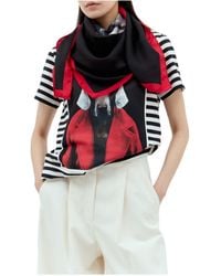 Max Mara - Graphic Printed Square Scarf - Lyst