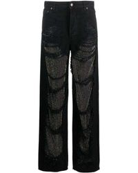 DARKPARK - Karen Embellished Distressed Jeans - Lyst