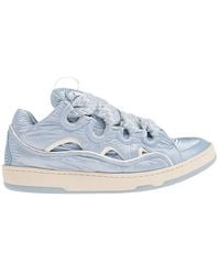 Lanvin - Curb Low-Top Sneakers - Lyst
