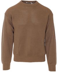 AURALEE - Long-Sleeve Knit Top - Lyst