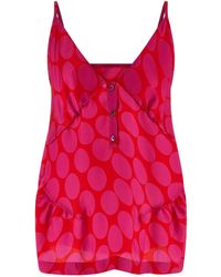 Dries Van Noten - Caliya Top Ruffle Detail Sleeveless Straps Neckline - Lyst