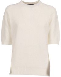 Fabiana Filippi - Short-Sleeved Crewneck Jumper - Lyst