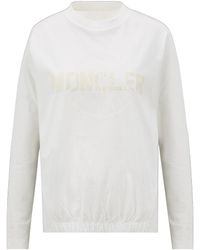 Moncler - Logo Long Sleeve T-Shirt - Lyst