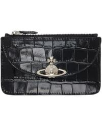 Vivienne Westwood - Orb Croc-Effect Wallet - Lyst