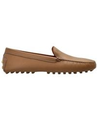 Tod's - Logo Embossed Loafers - Lyst