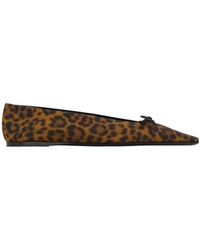 Saint Laurent - Poppy Grosgrain Ballerinas - Lyst