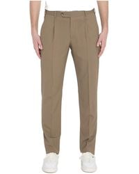 Pt Pantaloni - Pt Torino Union Pleated Straight-Leg Pants - Lyst