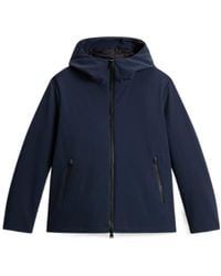 Woolrich - Hooded Cotton Jacket - Lyst