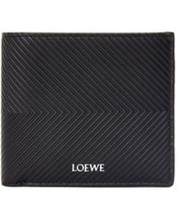 Loewe - Stamped Logo Printed Bifold Wallet - Lyst