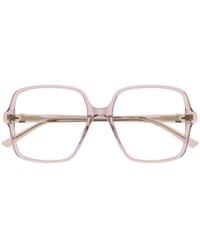 Gucci - Eyewear Rectangular Frame Glasses - Lyst