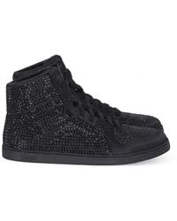 Gucci - Strap-Up Casual Sneakers - Lyst