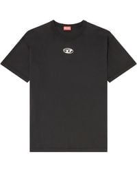 DIESEL - T-Norm-Lod Oval D Logo T-Shirt - Lyst