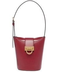 Ferragamo - Logo Shoulder Bag - Lyst