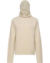 Alaïa - High-Neck Sweater - Lyst