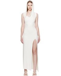 Mugler - Hooded Sleeveless Maxi Dress - Lyst