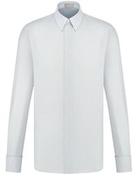 Dior - Cannage Shirt With French Cuffs - Lyst
