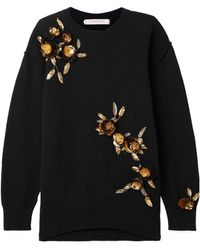 Carolina Herrera - Wool And Cashmere Blend Sweater - Lyst