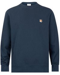 Maison Kitsuné - Fox Head Decorated Hoodie - Lyst