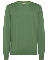 Sun 68 - Crew Neck Knitted Jumper - Lyst