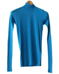 AURALEE - Mock-Neck Long-Sleeve T-Shirt - Lyst