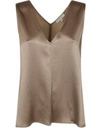 Antonelli - V-Neck Sleeveless Top - Lyst