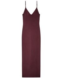 Versace - Viscose Knit Midi Dress - Lyst