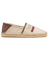 Gucci - Logo Canvas Espadrille - Lyst