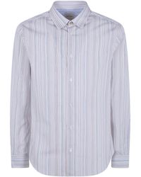 Paul Smith - Artist Stripe Pattern Shirt - Lyst