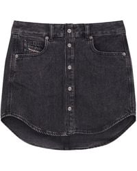 DIESEL - Denim Skirts - Lyst