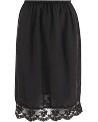 THE GARMENT - Lace-Trim Midi Skirt - Lyst