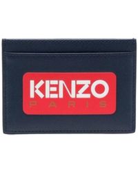 KENZO - Logo Printed Card Holder - Lyst