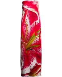 Tory Burch - Printed Slim Fit Dress - Lyst