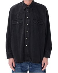 Studio Nicholson - Mylo Relaxed Denim Shirt - Lyst