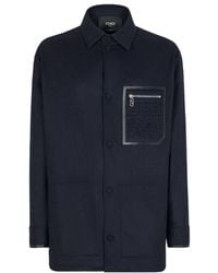 Fendi - Logo Embossed Go-To Jacket - Lyst