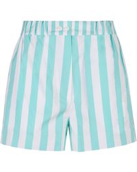 Patou - Striped Elasticated Waist Shorts - Lyst