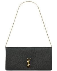 Saint Laurent - Calypso Logo Plaque Mini Shoulder Bag - Lyst