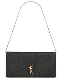 Saint Laurent - Calypso Logo Plaque Mini Shoulder Bag - Lyst