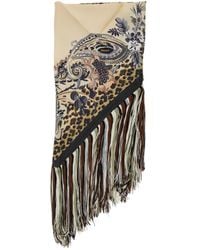 Etro - Leopard-Print Shawl - Lyst
