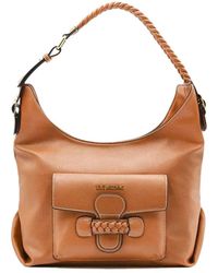 Moschino - Logo Plaque Shoulder Bag - Lyst