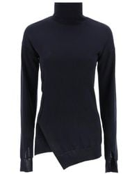 The Row - High-Necked Cashmere Sweater - Lyst