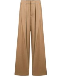 Dondup - Wool Pleated Casual Trousers - Lyst